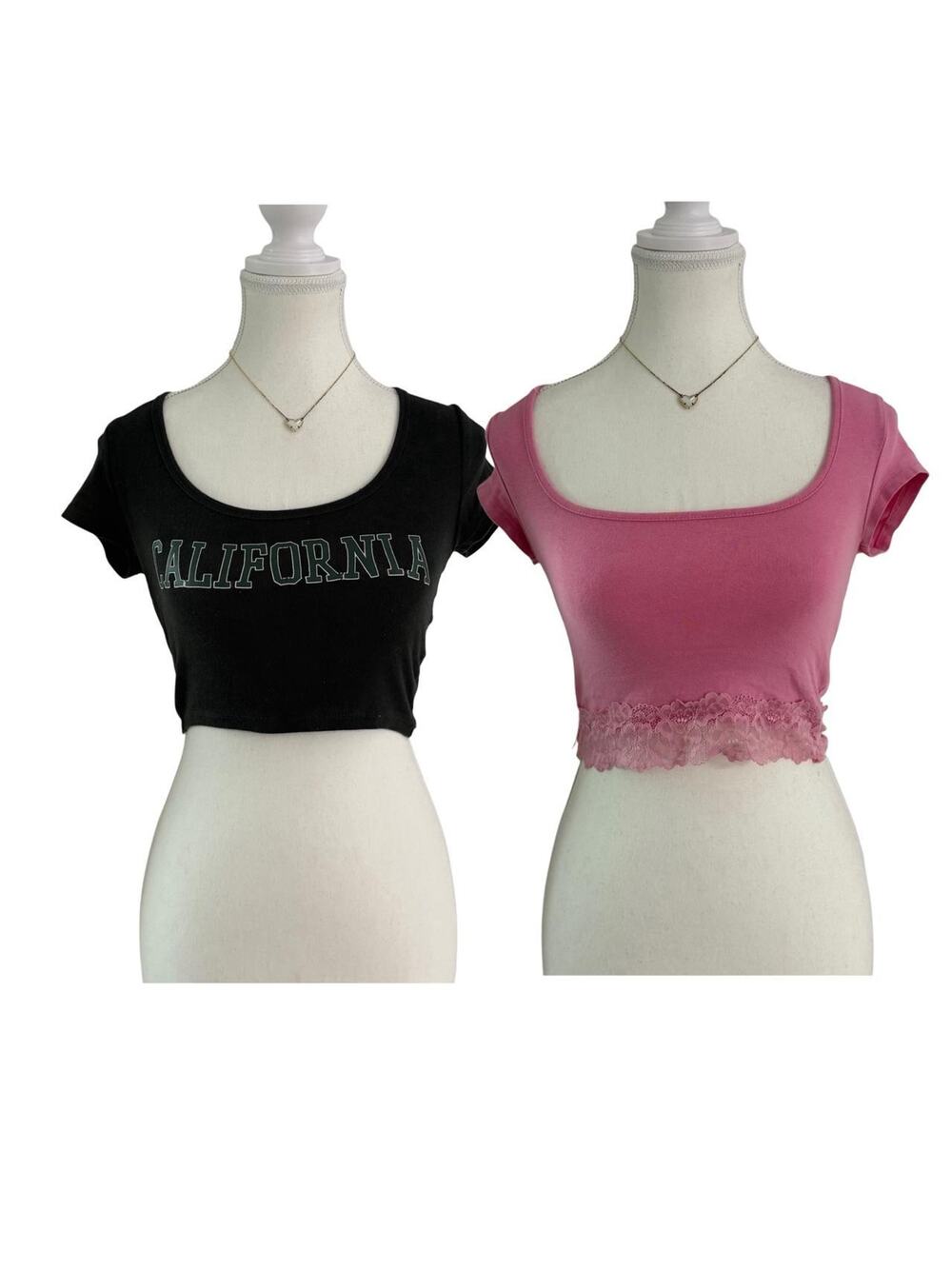 Bundle Of Two Cropped Cotton On Size XS Tops Fits great